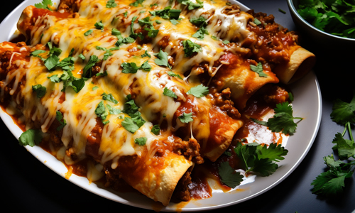 Hähnchen - Enchiladas